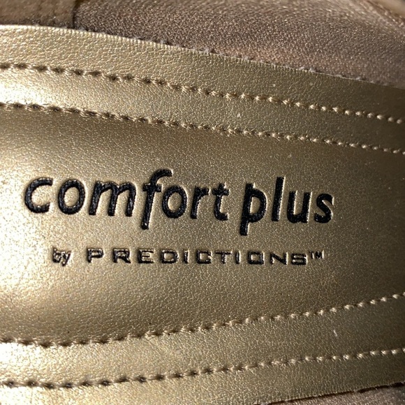 COMFORT PLUS by Predictions “Janine” Nude patent pointy toe heels pumps size 6.5 - Picture 9 of 11